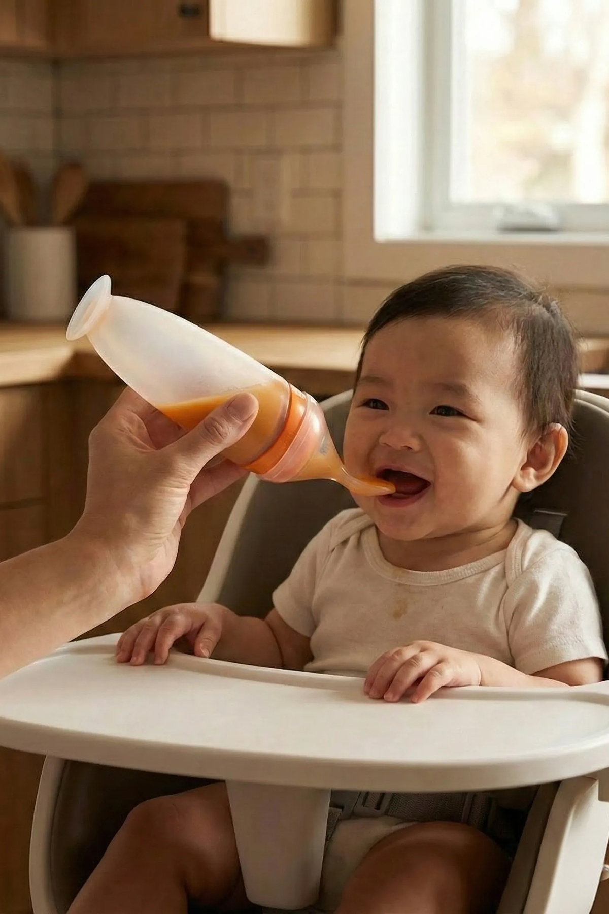 BEVIE 4-in-1 Silicone Baby Feeder (120ml) - Bevie
