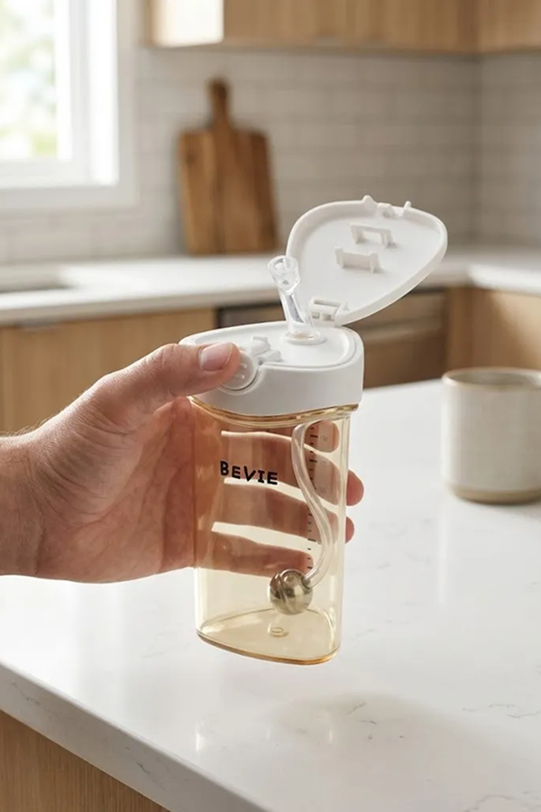 Straw Lid with 360° Gravity Ball - Bevie
