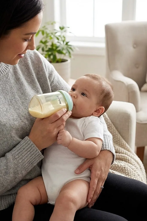BEVIE 240ml Anti-Colic Bottle | Precision Feeding in Mint Green - Bevie