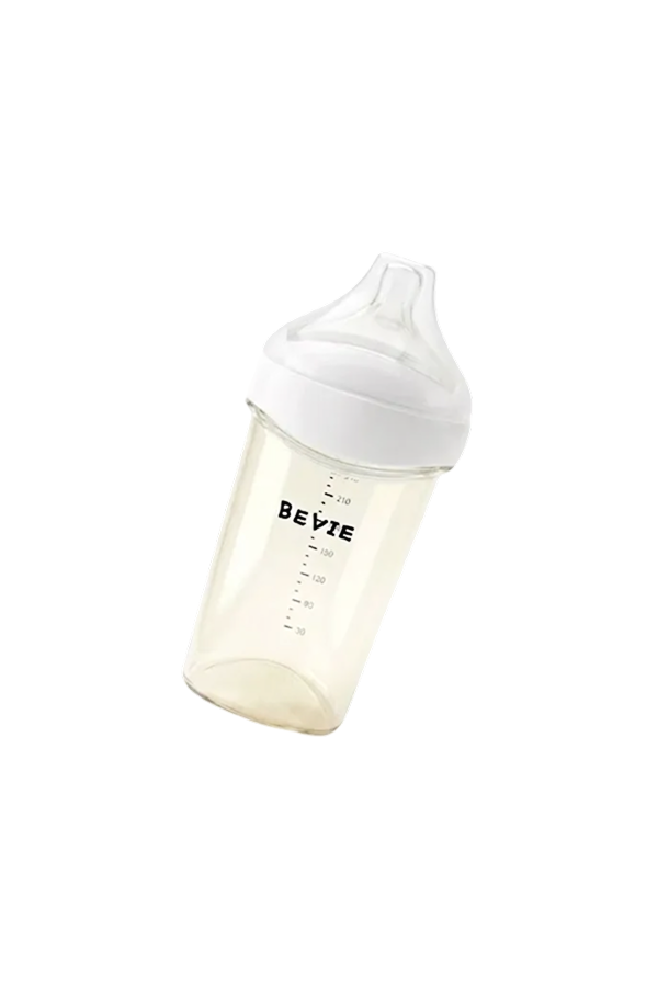 BEVIE 240ml Anti-Colic Bottle | Precision Feeding in White - Bevie