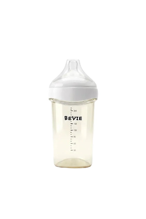 BEVIE 240ml Anti-Colic Bottle | Precision Feeding in White - Bevie