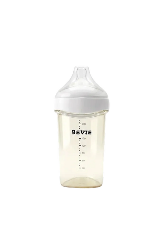 BEVIE 240ml Anti-Colic Bottle | Precision Feeding in White - Bevie
